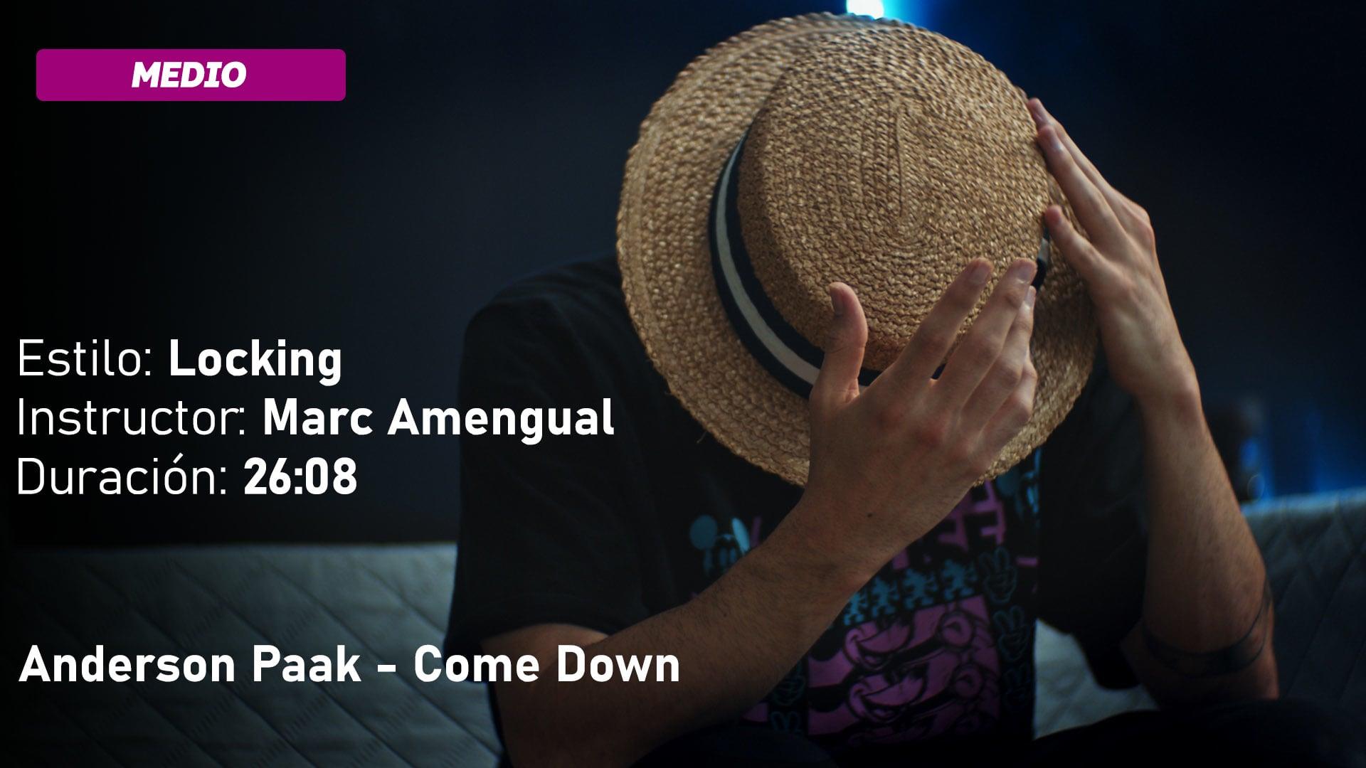 Marc Amengual | Anderson Paak – Come Down